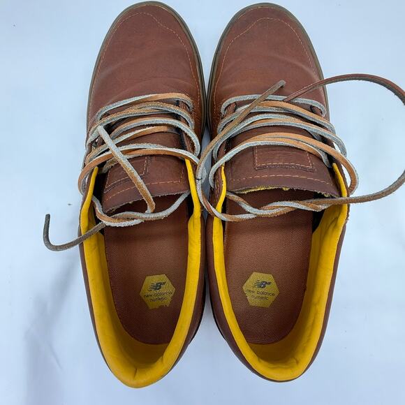 New Balance Numeric Brighton 344 Men’s Shoes Brown Leather Gum Sole Skate Sz 11 - Picture 5 of 11
